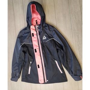 Gerry Girls Jacket Size M (10-12) Black and Coral Pink